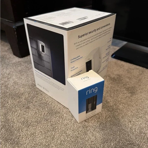 Ring Outdoor Security Cam in White